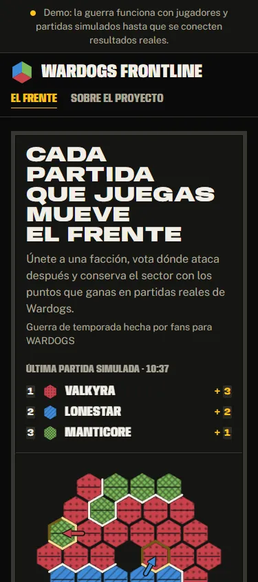 Wardogs Frontline: En el móvil